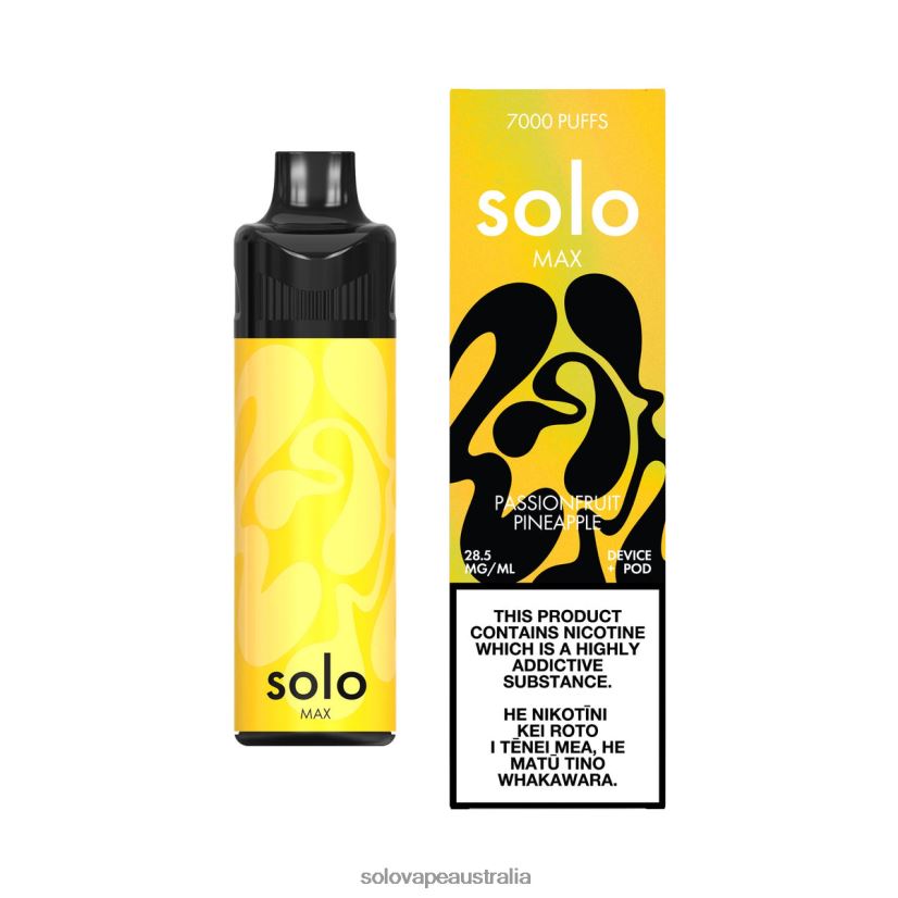 Passionfruit Pineapple Solo MAX Pod Kit ZN6LB069 | Solo Vape Review