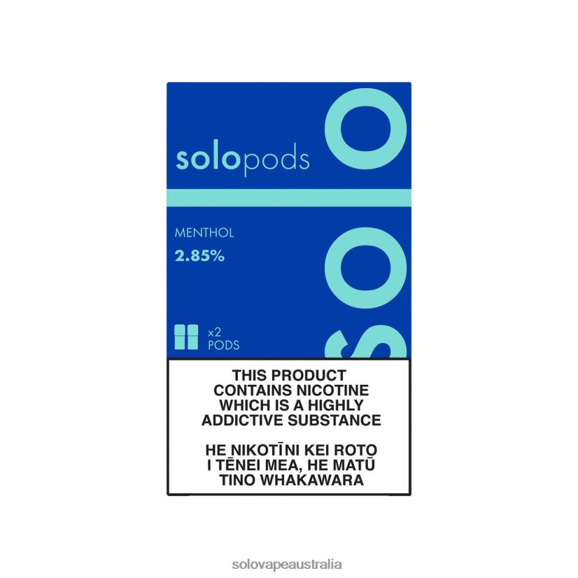 Menthol Solo Replacement Pod 2-Pack ZN6LB051 | Solo Vape Wholesale